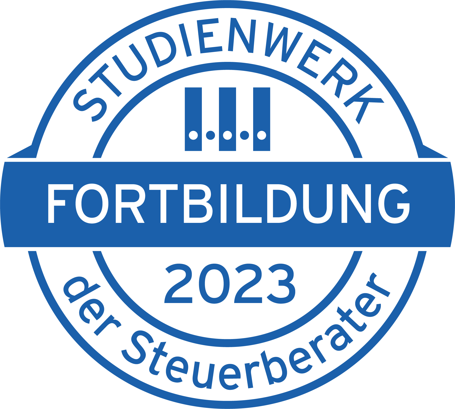 Siegel Fortbildung 2023 vom Studienwerk der Steuerberater