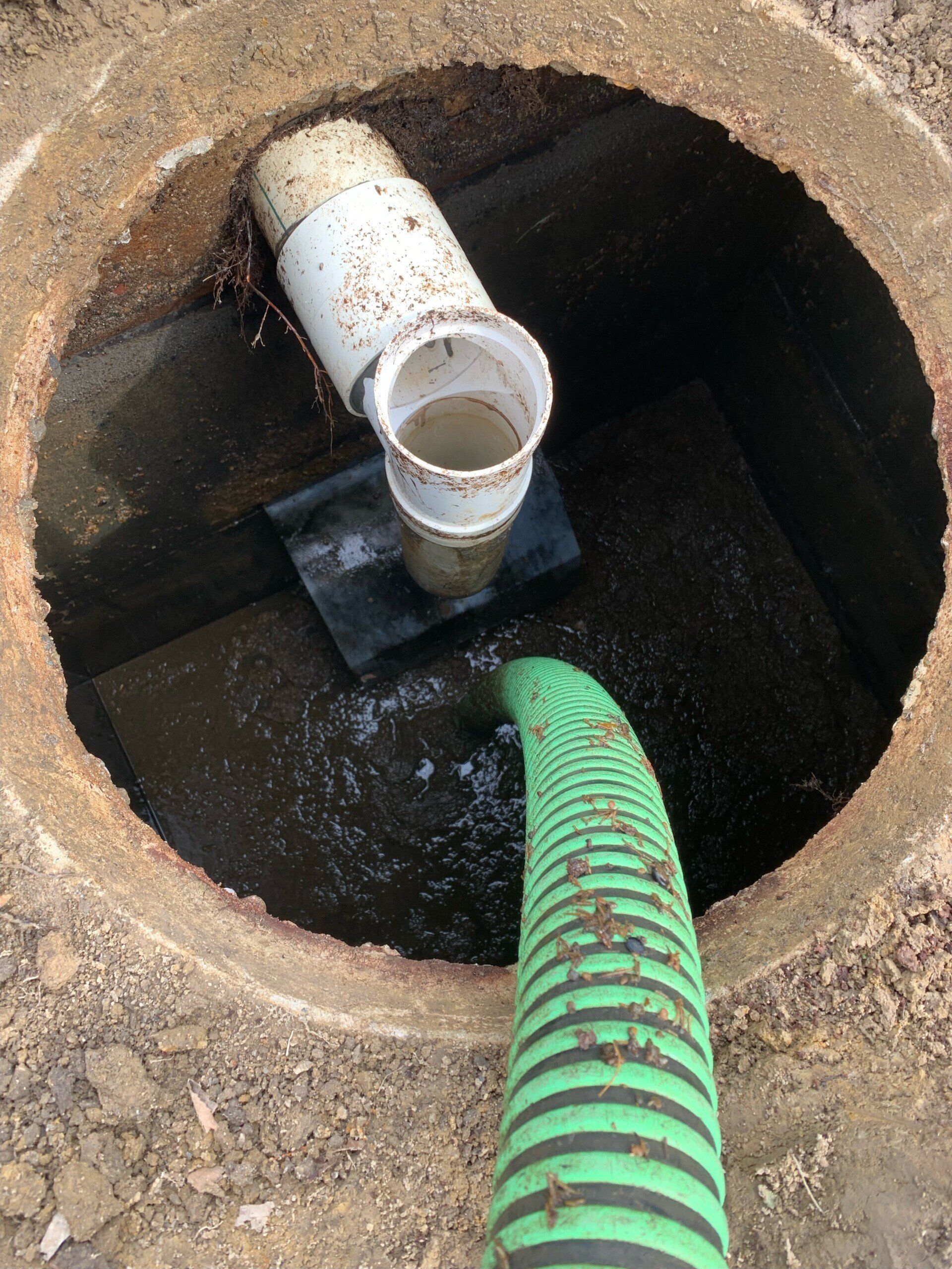 Septic Tube With Hose | Terre Haute, IN | All Star Sanitation Inc.