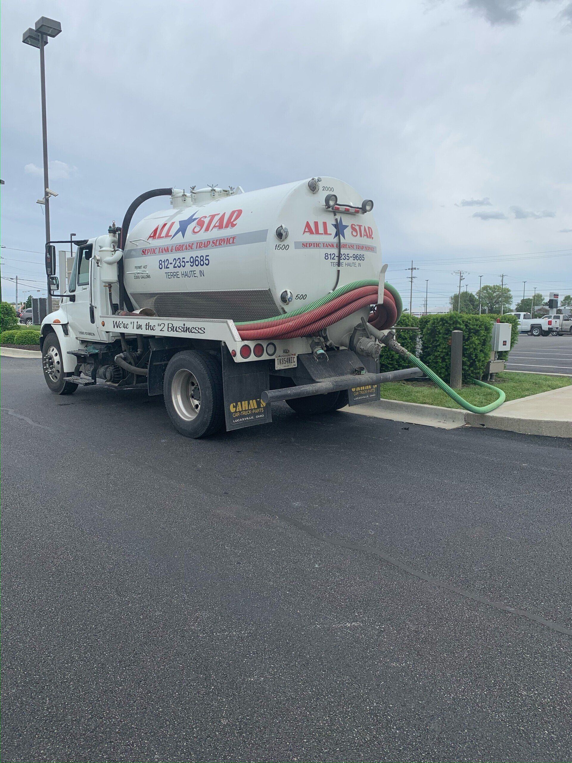 Truck Backside | Terre Haute, IN | All Star Sanitation Inc.