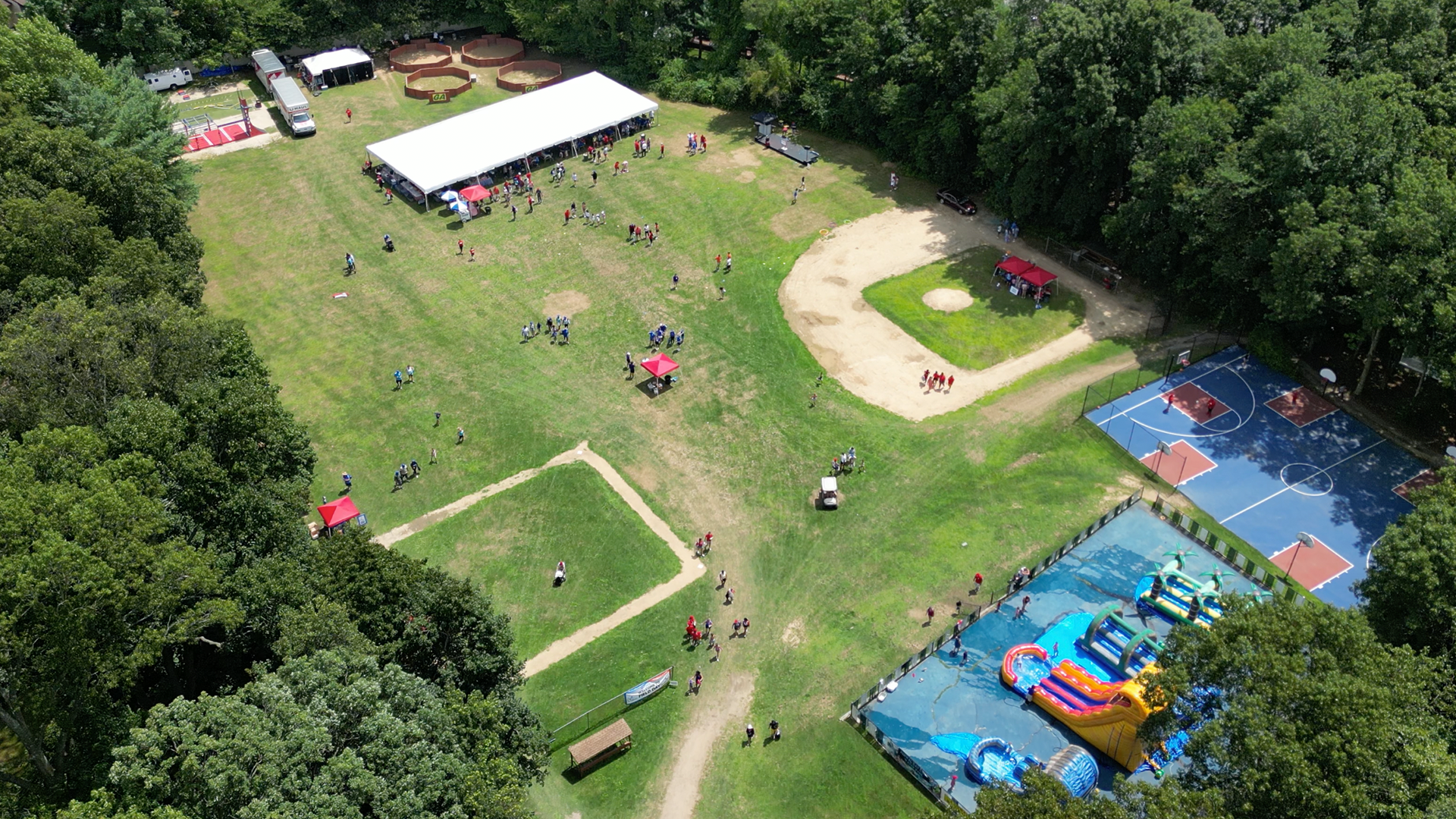 Overhead view of Camp Kenwal