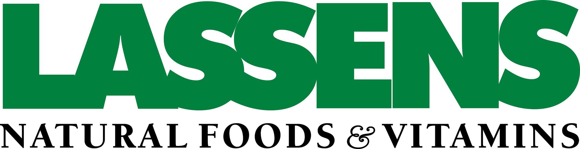 The Lassens logo in bold green text over the words 