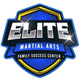 A logo for elite martial arts family success center