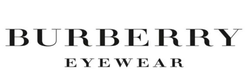 The logo for burberry eyewear is on a white background.