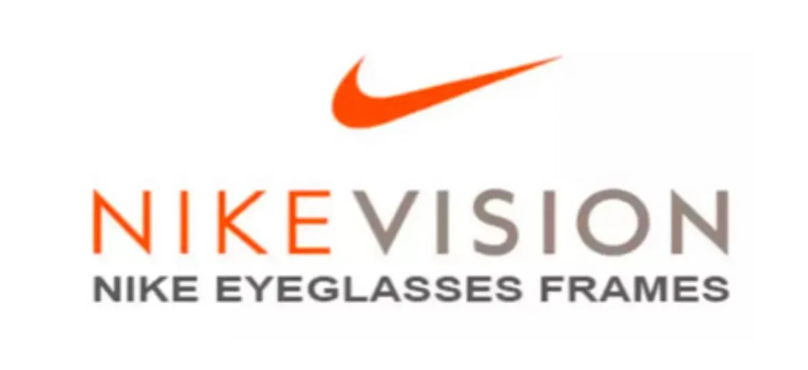 A logo for nike vision nike eyeglasses frames