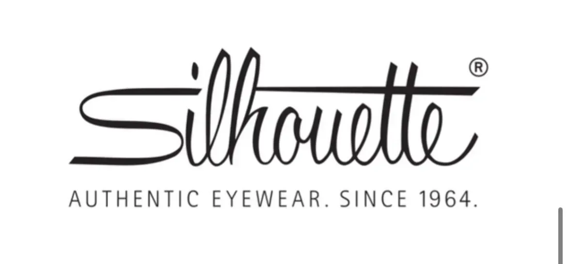 The logo for silhouette authentic eyewear since 1964