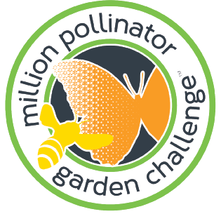 the logo for the million pollinator garden challenge