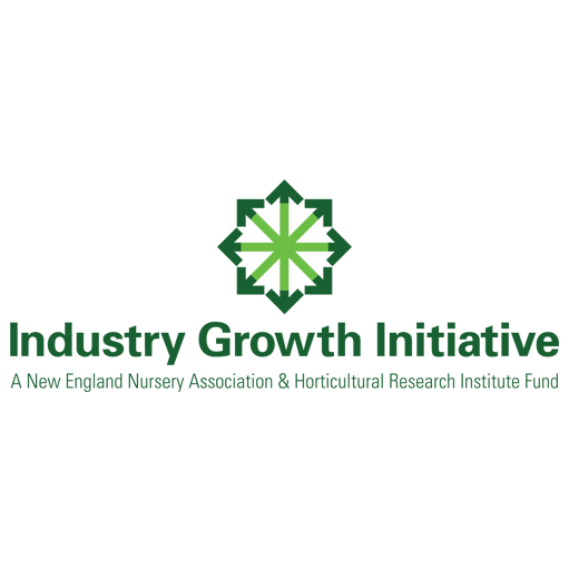 the industry growth initiative logo is a new england nursery association and horticultural research institute fund .