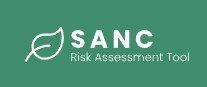 the sanc risk assessment tool logo is on a green background .