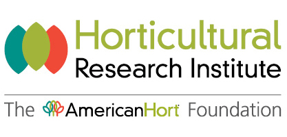 a logo for the horticultural research institute and the american hort foundation .