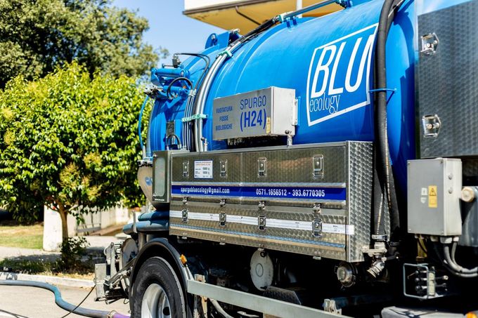 Autospurgo blu con logo