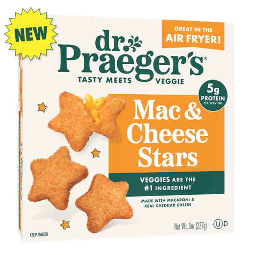 Dr. Praeger's Mac & Cheese Stars box