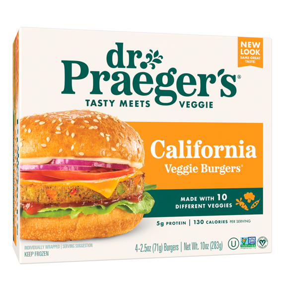 Dr. Praeger's California Veggie Burgers box image