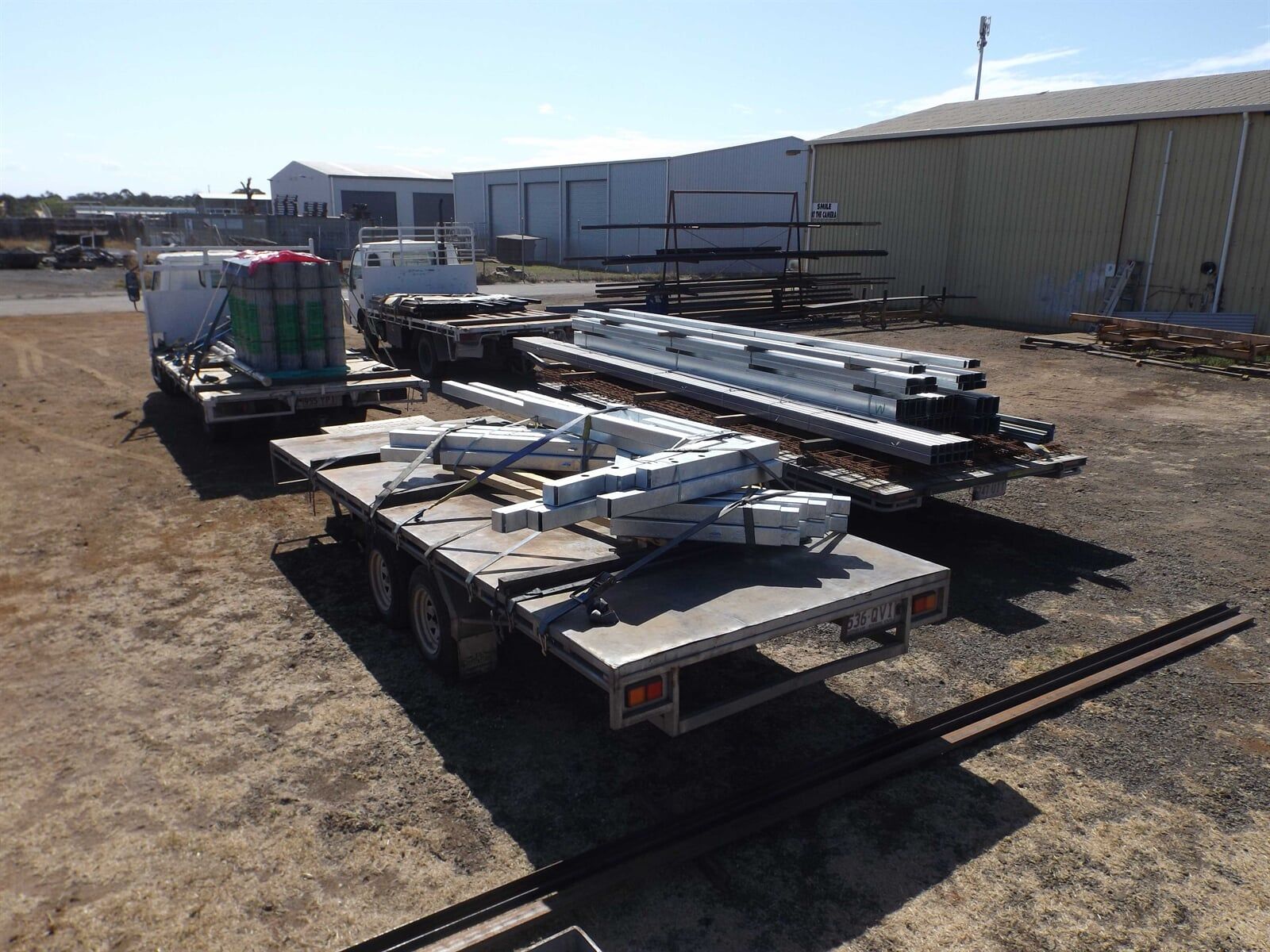 Steels on Truck — Steel Fabrication in Bundaberg, QLD