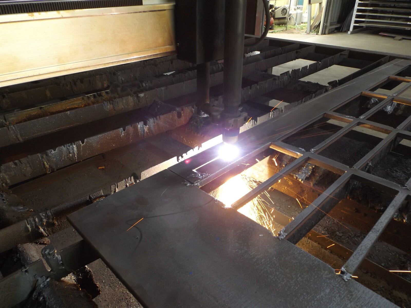 Steel Cutting — Steel Fabrication in Bundaberg, QLD