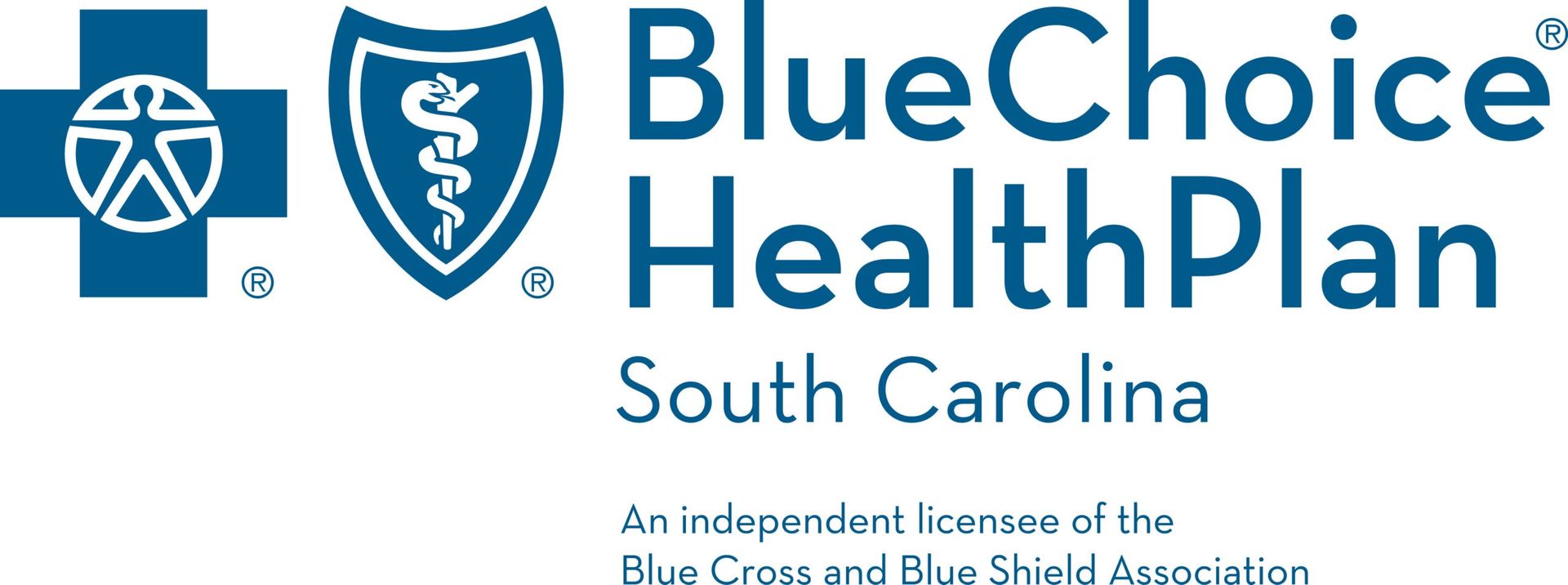 Blue Choice Health Plan logo with the South Carolina state name.