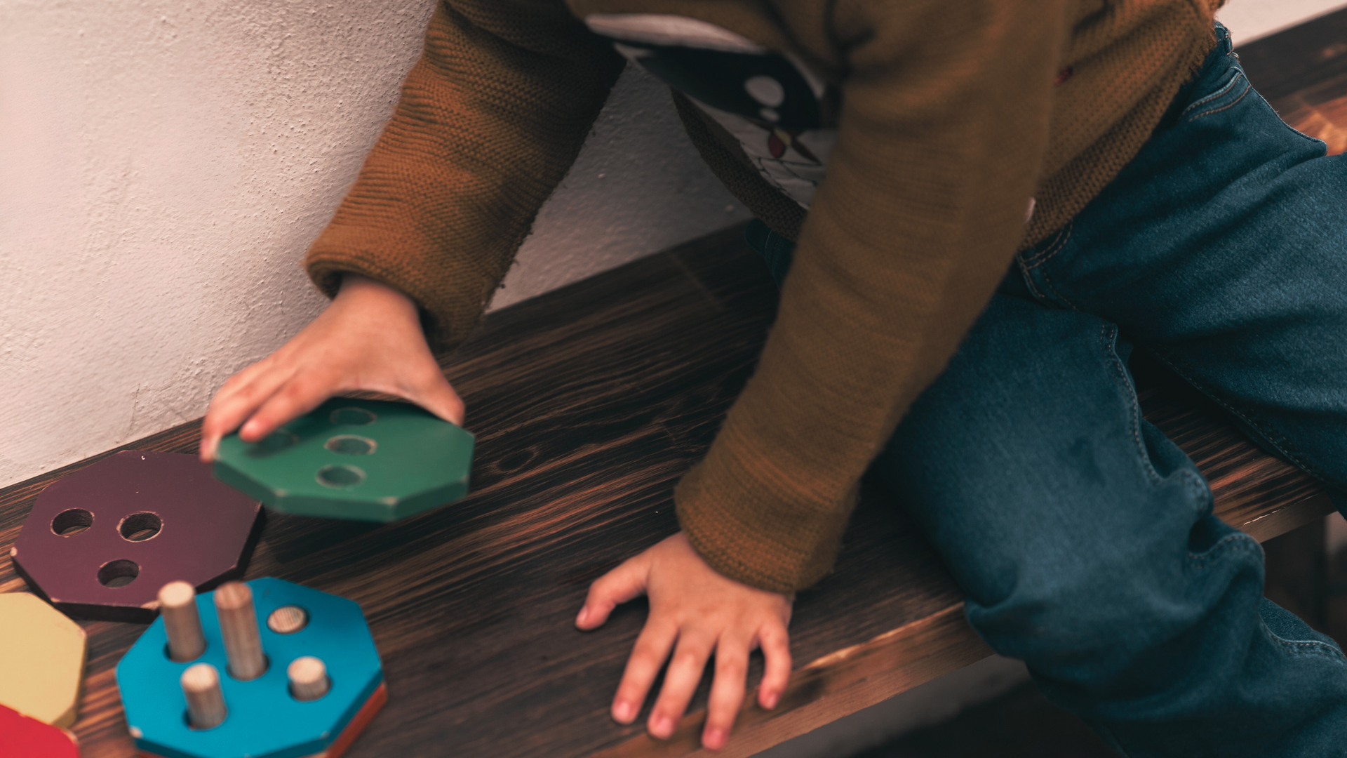 Child with profound disabilities living in a forever home at Hope House in Liberty Hill, TX