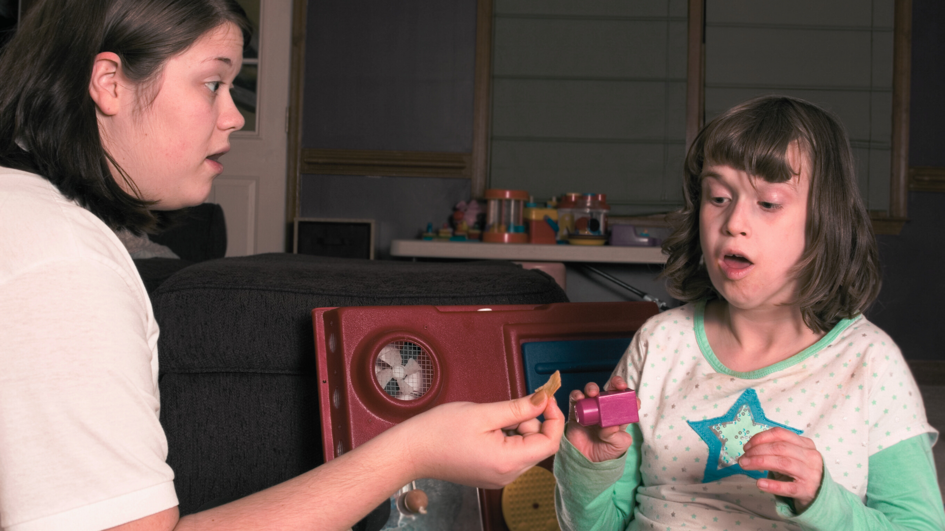 Resident receiving supportive therapy from staff in a compassionate environment at Hope House