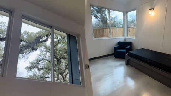Hope House grounds featuring accessible outdoor spaces for children with special needs in Liberty Hill, TX