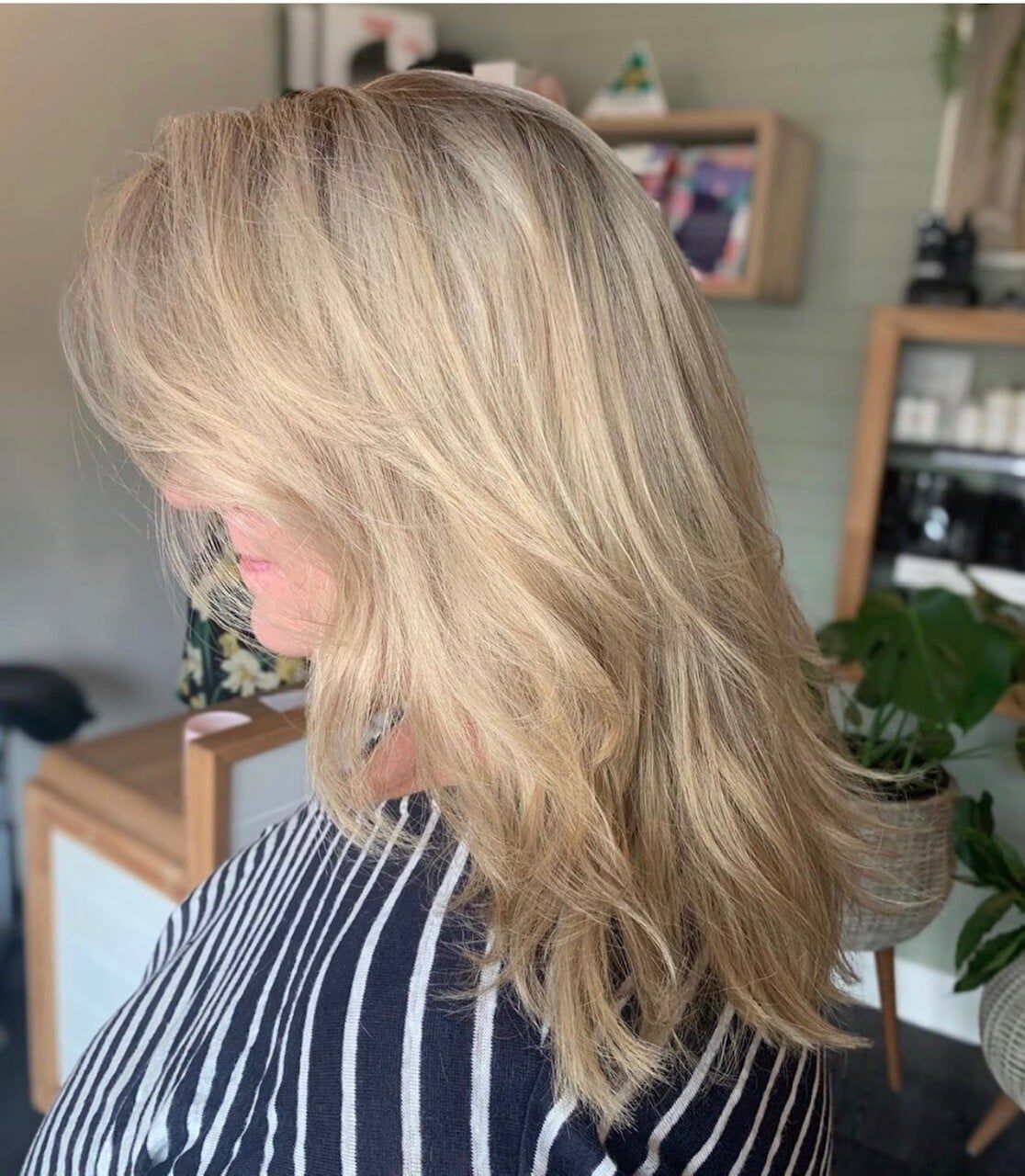 Blonde hair waves — Hairdressers Central Coast in Forresters Beach, NSW