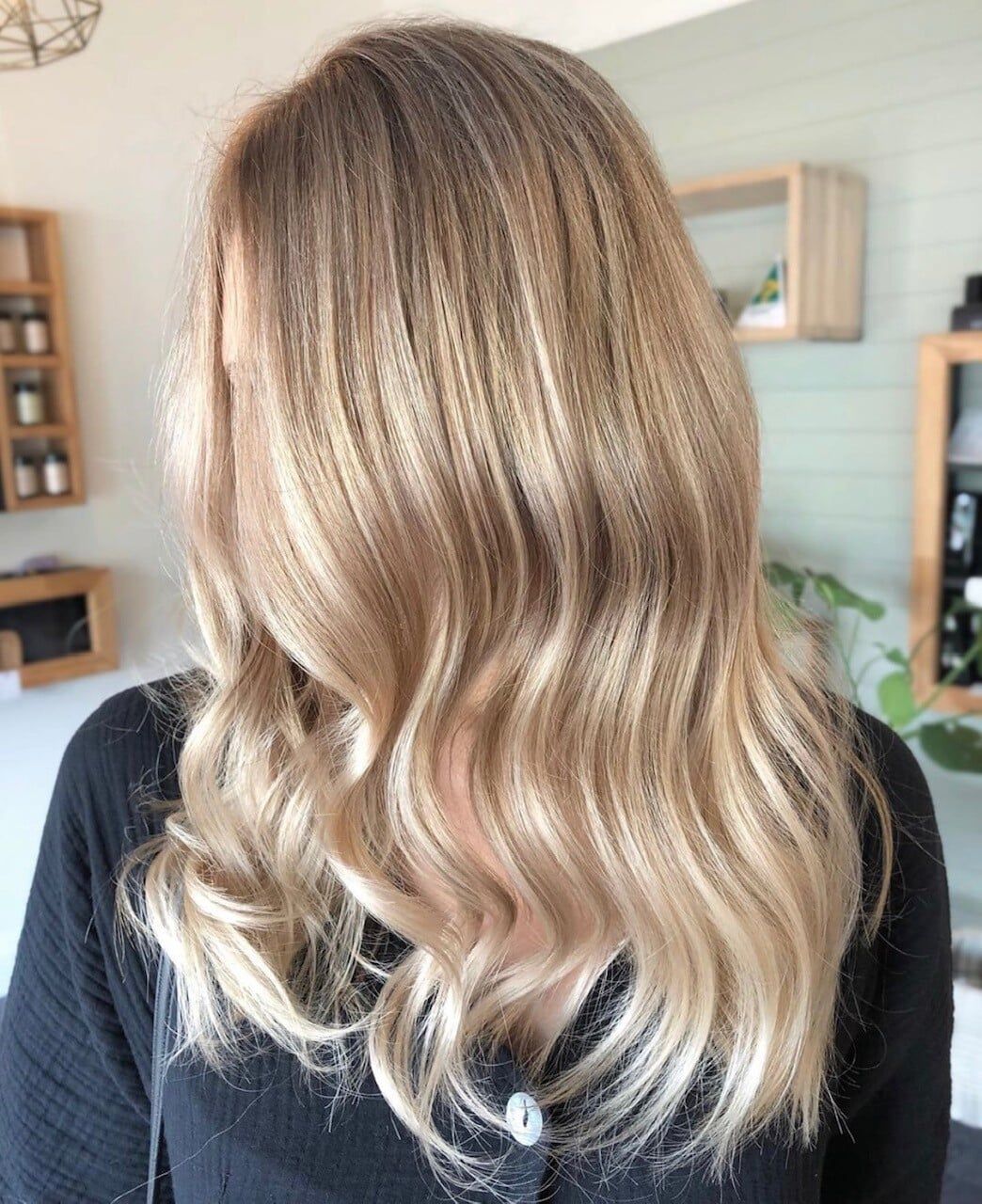 Blonde hair long — Hairdressers Central Coast in Forresters Beach, NSW