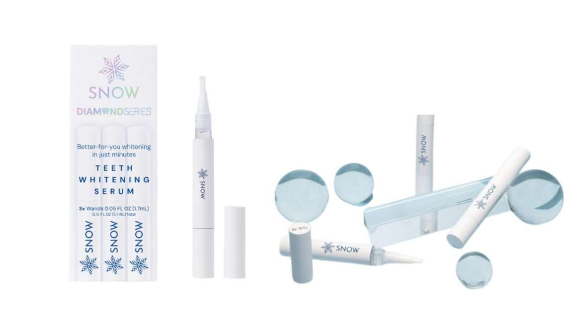 Snow Diamond Series Whitening Serum Pen design colage
