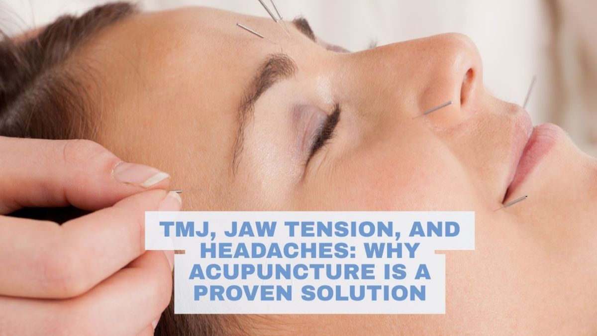 Acupuncture patient receiving treatement 