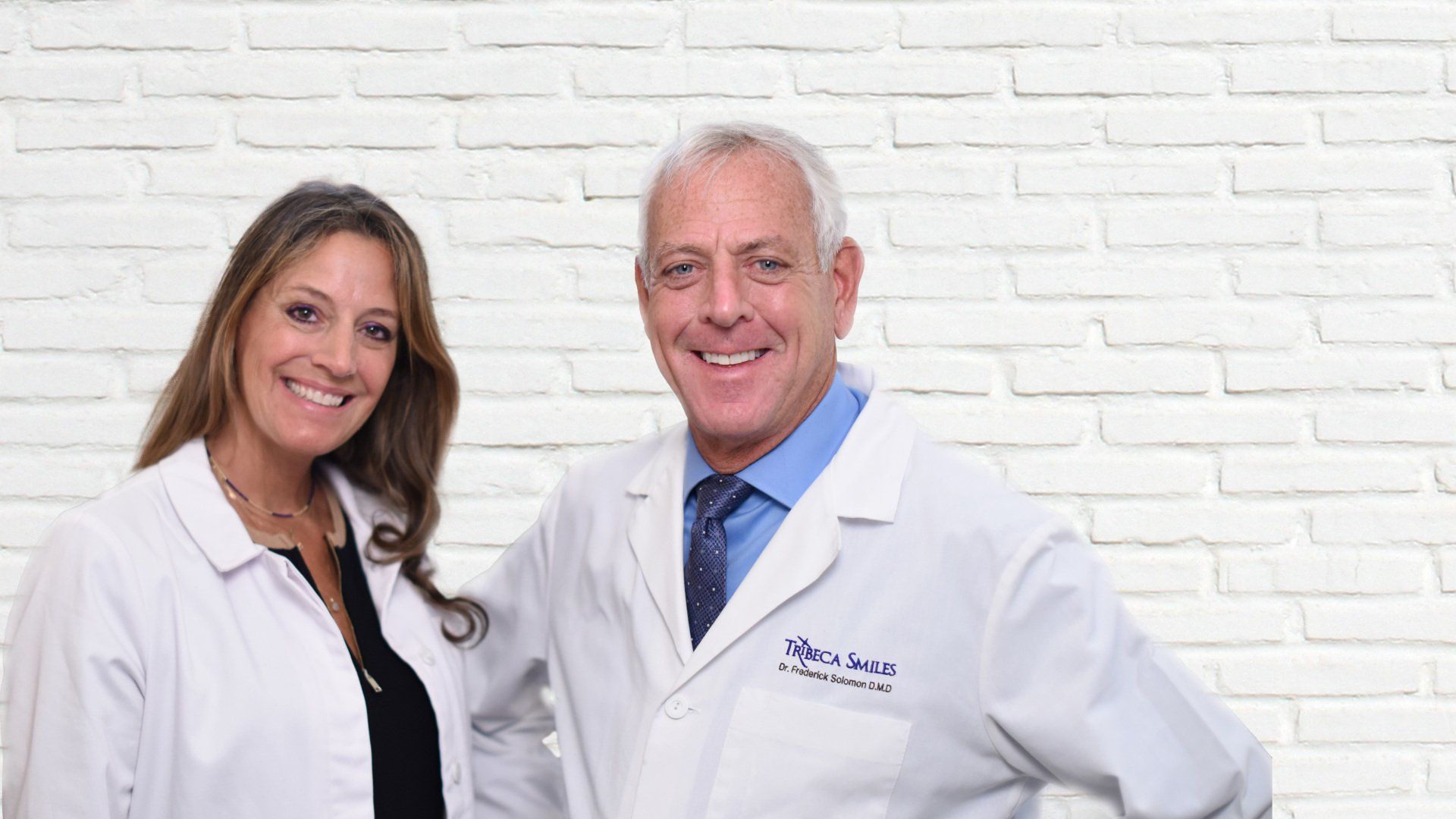 Dr. Fredericl and Danielle Solomon of Tribeca Smiles Dental Practice