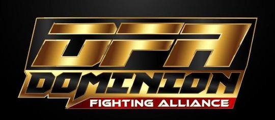 A logo for the dominion fighting alliance