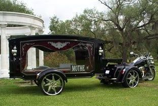 Harley Motorcycle Hearse For Funeral Services In New Orleans