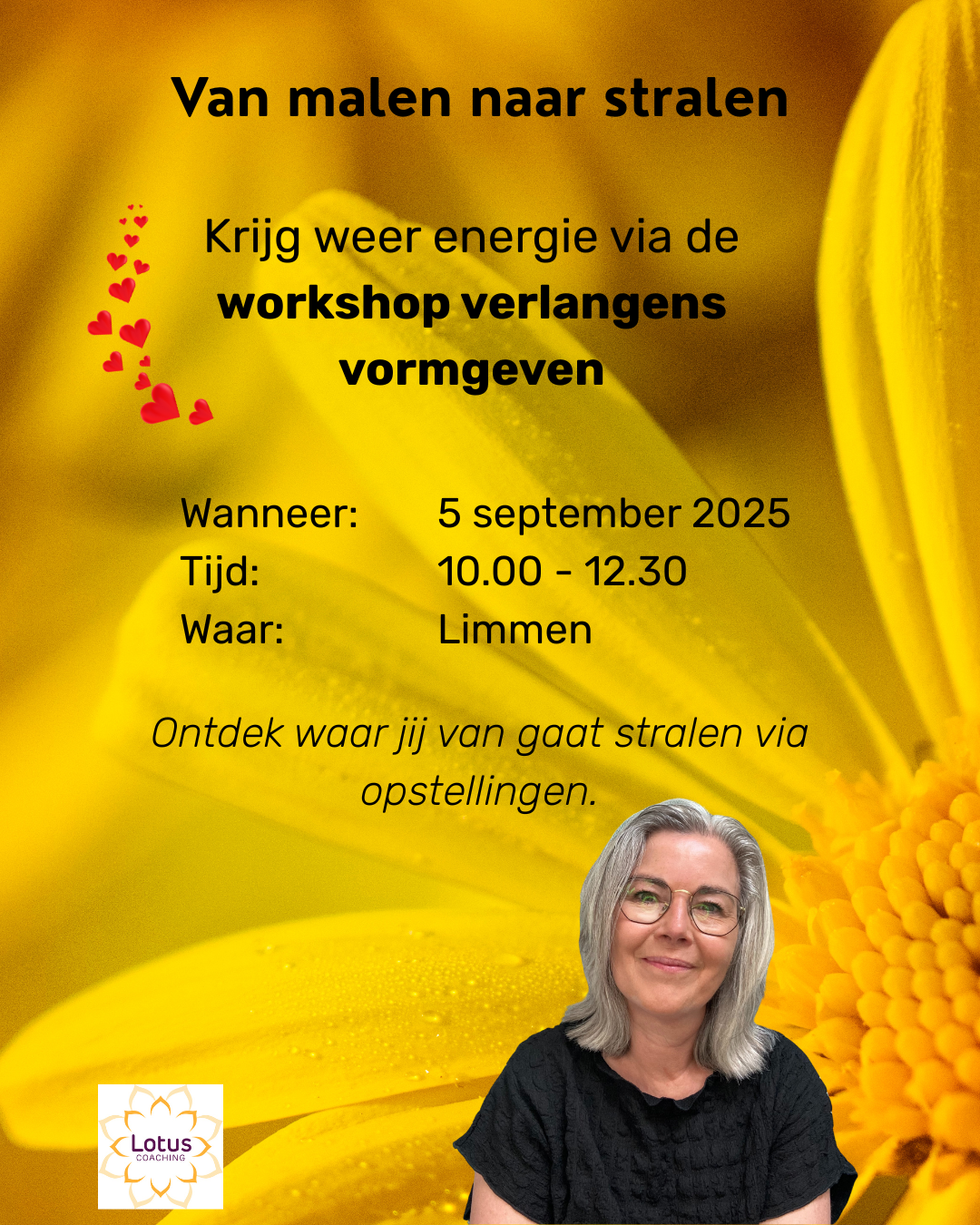 workshop verlangens vormgeven door Karin van Lotus Coaching Limmen