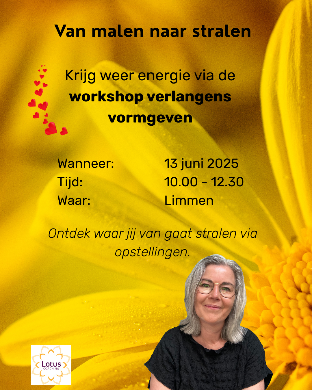 workshop verlangens vormgeven door Karin van Lotus Coaching Limmen