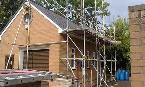 Scaffolding erection