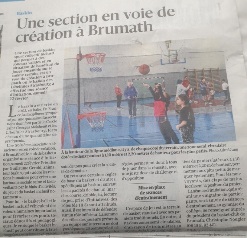 baskin, basket inclusif, basketball, animateur
