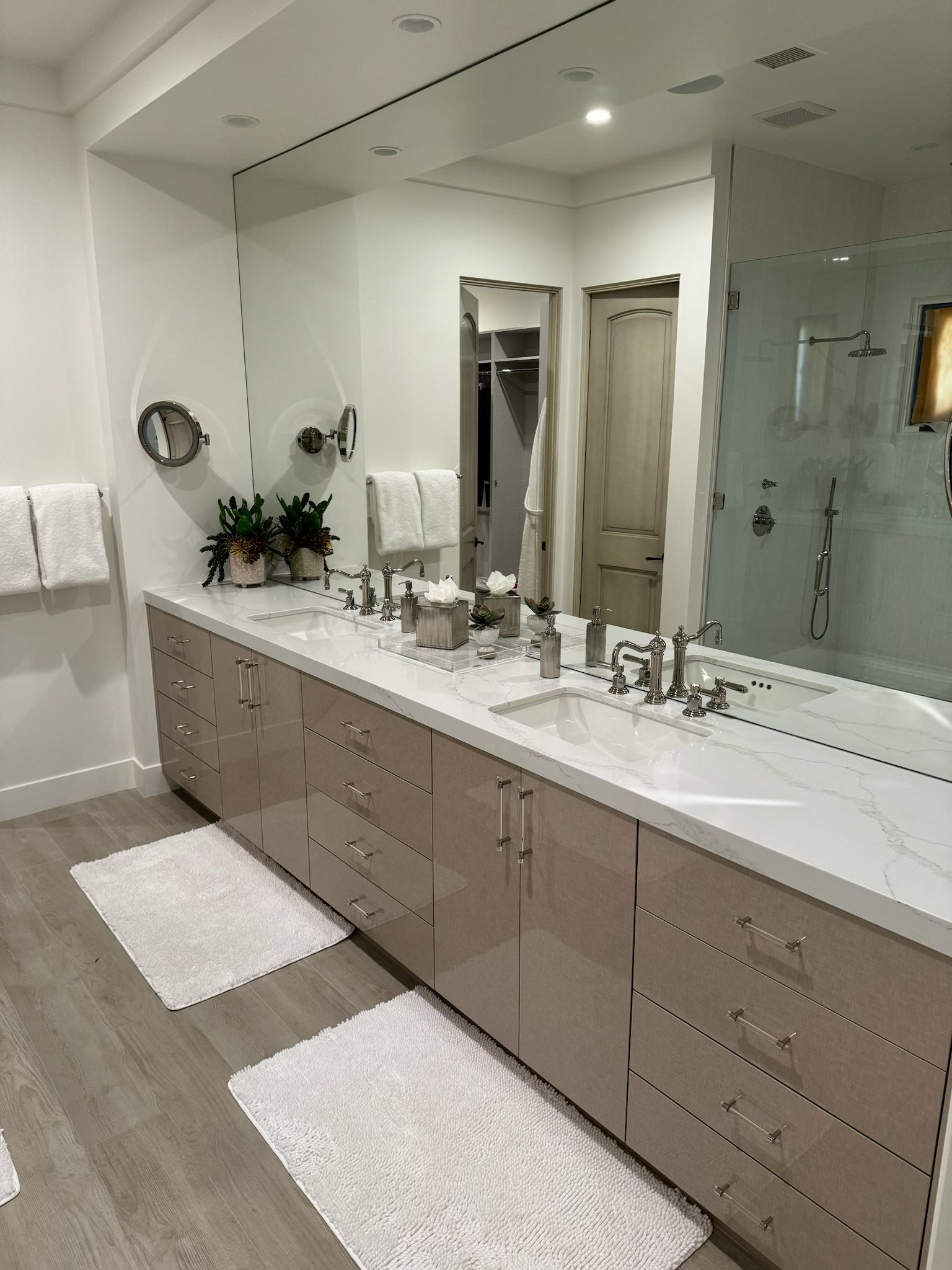 New bathroom counters