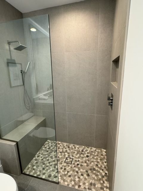 Tile shower