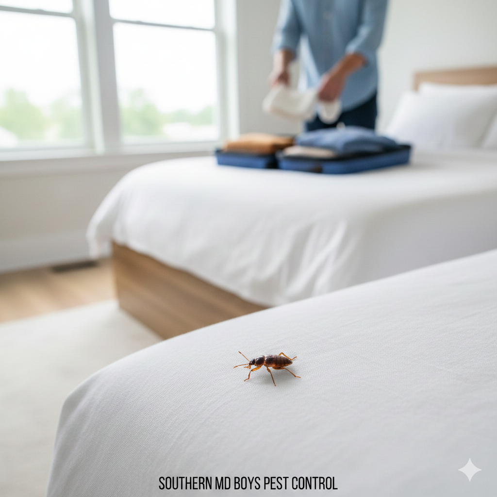 bed bugs in a clean home in Southern MD