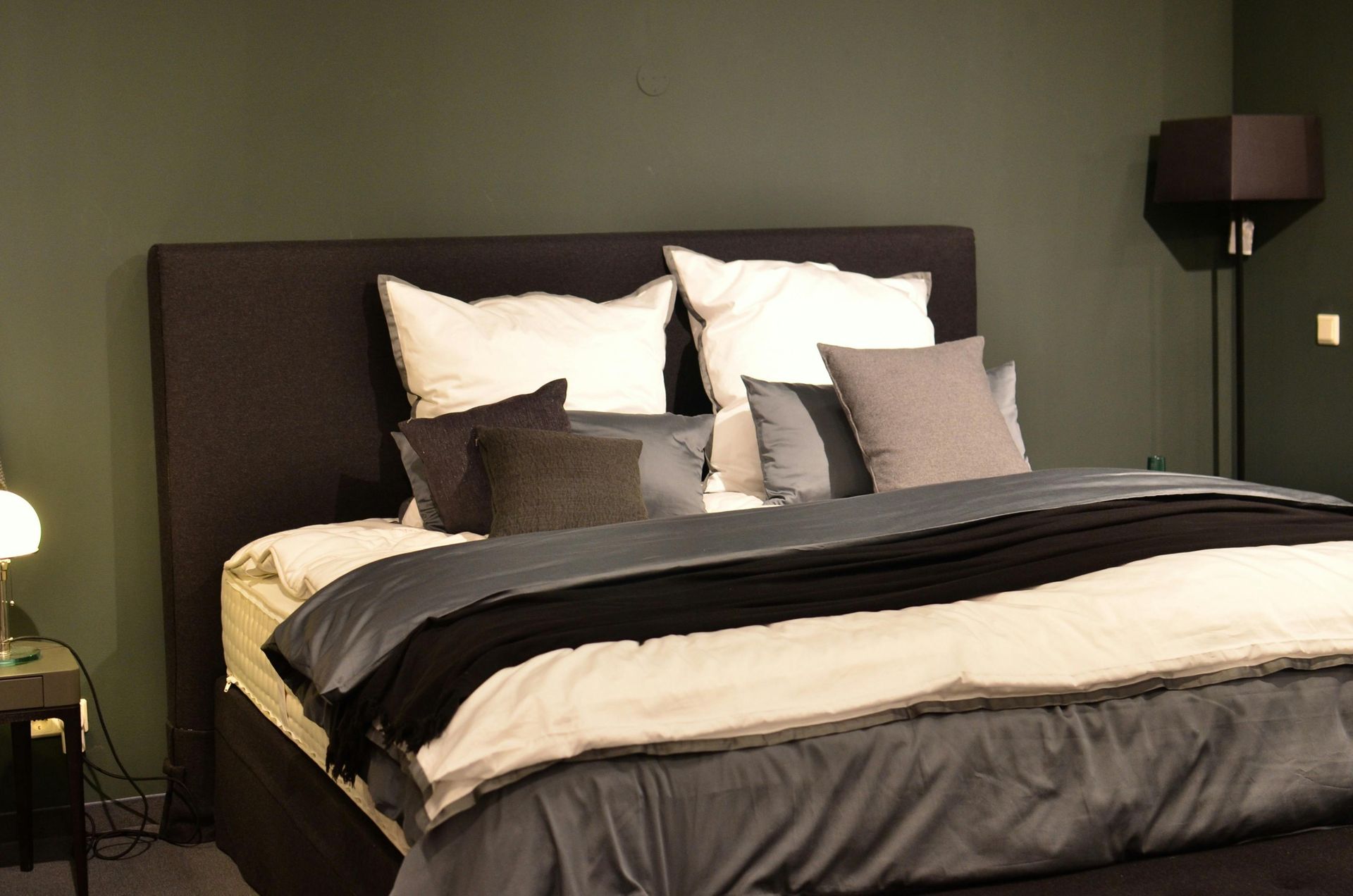 clea, nicely made bed with bed bugs