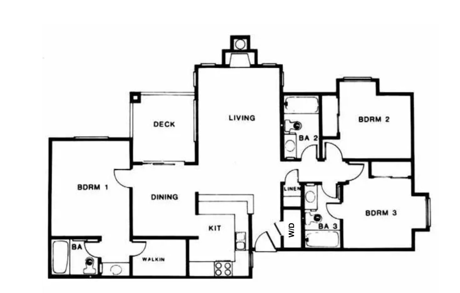 3 Bed, 3 Bath Floor