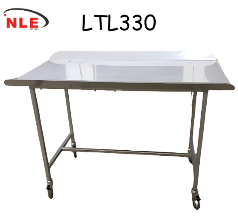 grey pvc table trolley