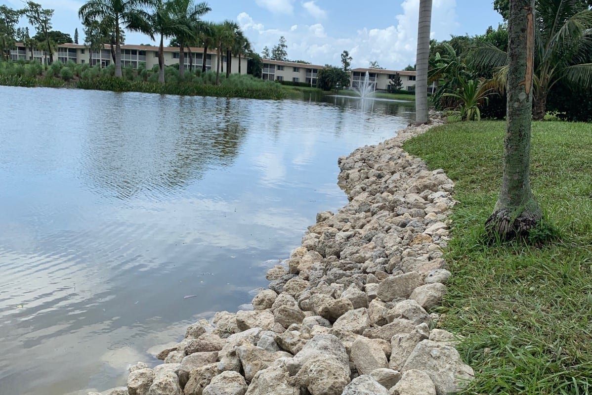 Naples Golf Course Pond Erosion Repair