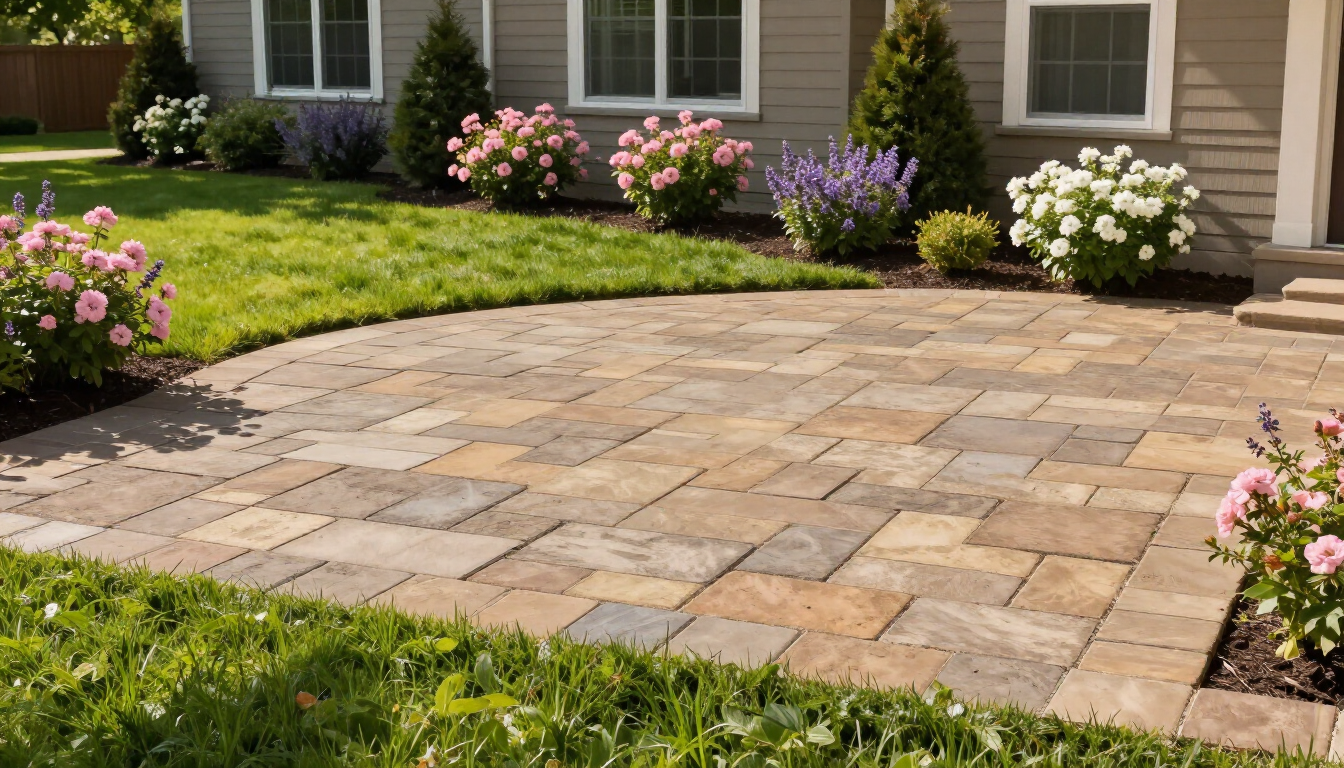 Professional landscaping and hardscaping design for a Virginia home.