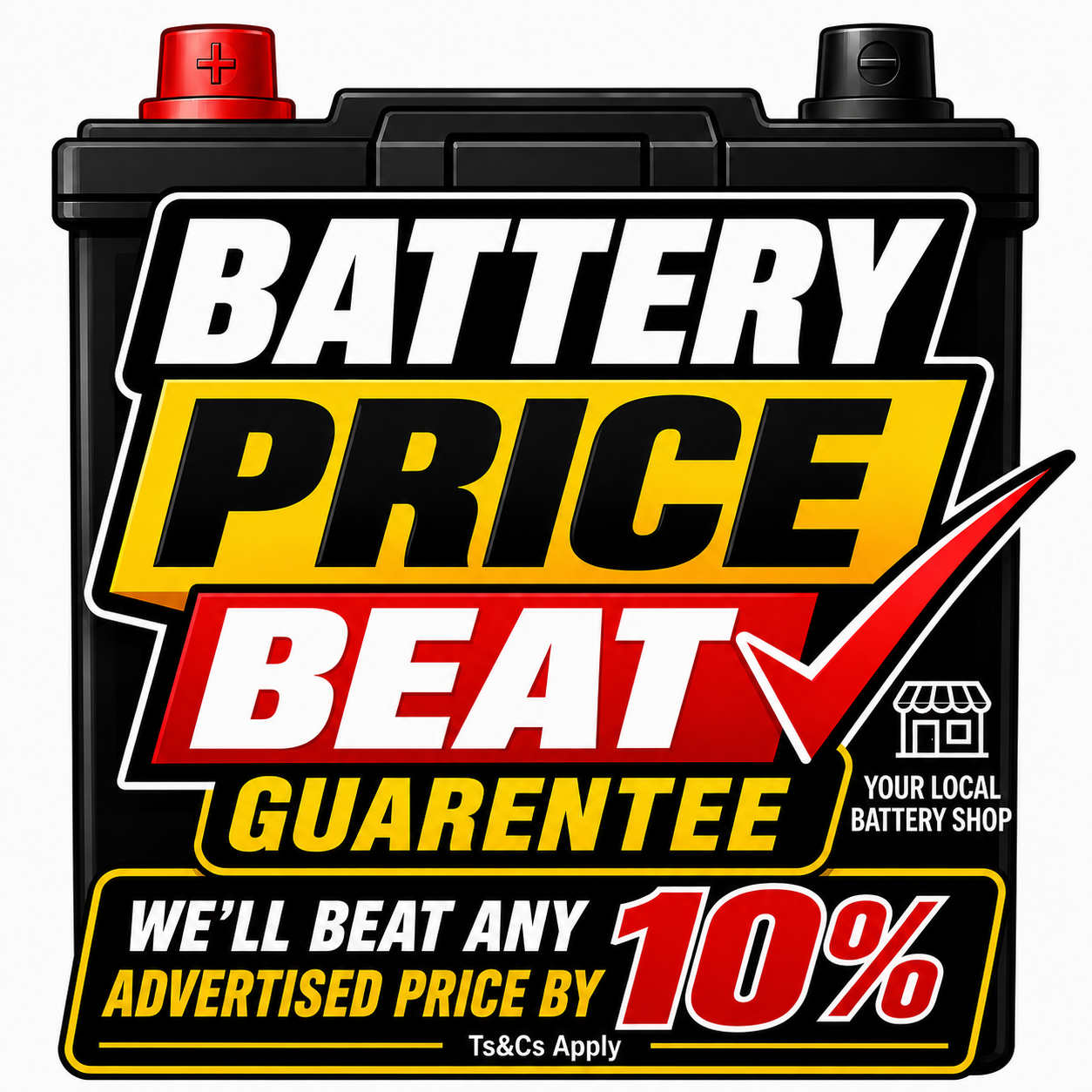10% Battery Price Beat Guarantee