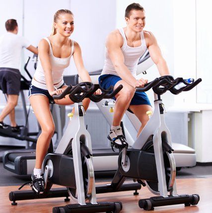 Exercise cycle for fitness on hire