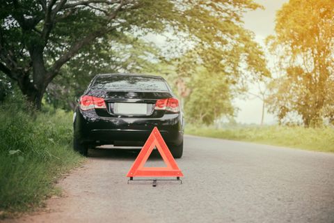 Specialty Risk — Car Breakdown With Red Triangle in New Albany, IN