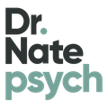 the logo for Dr. Nate Psych 