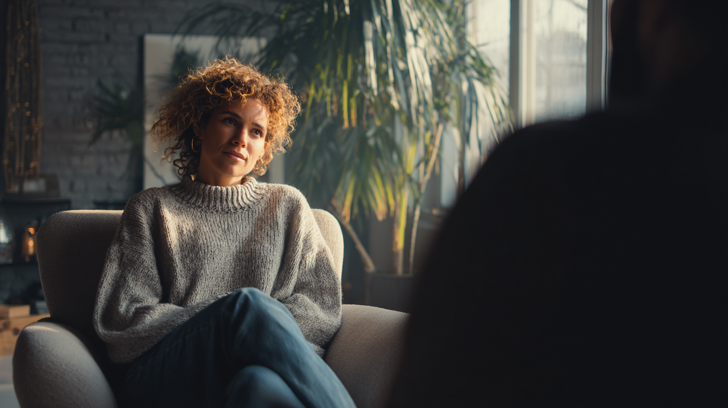 Person in therapy session for depression in San Clemente, CA