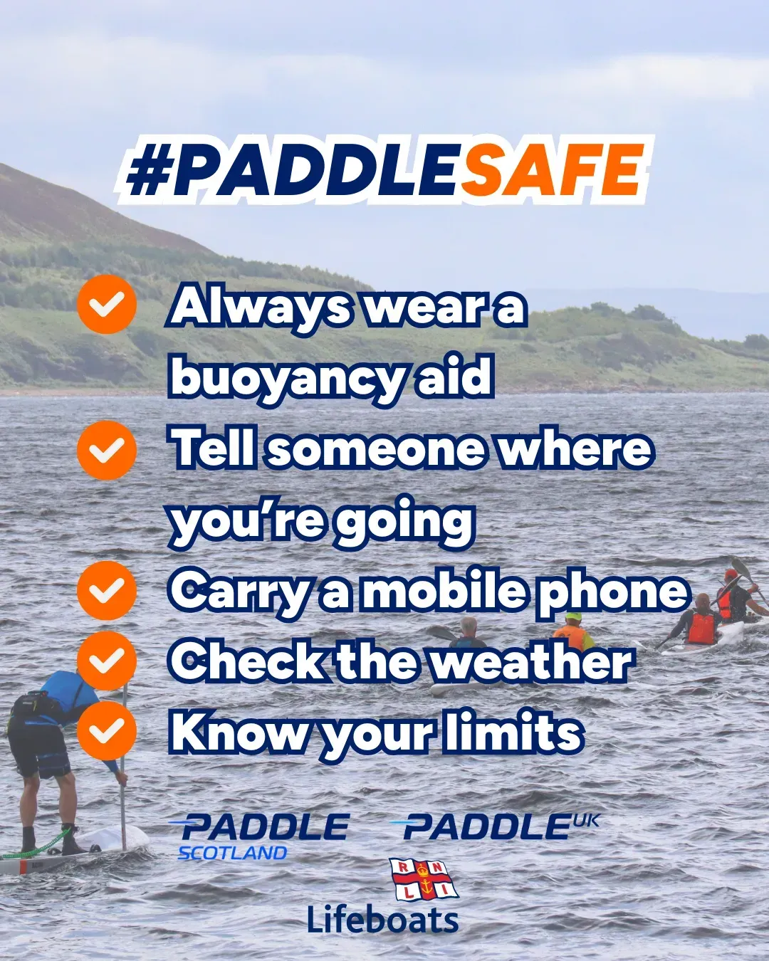 A poster that says always wear a buoyancy aid
