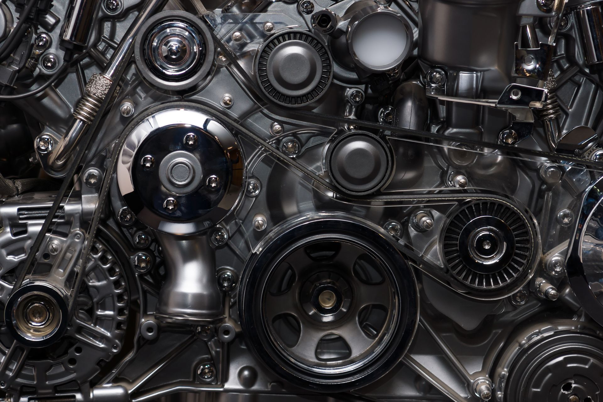 Close-up photograph of a car engine, showcasing efficiency and representing a good used engine. Close-up photograph of a car engine, showcasing efficiency and representing a good used engine.