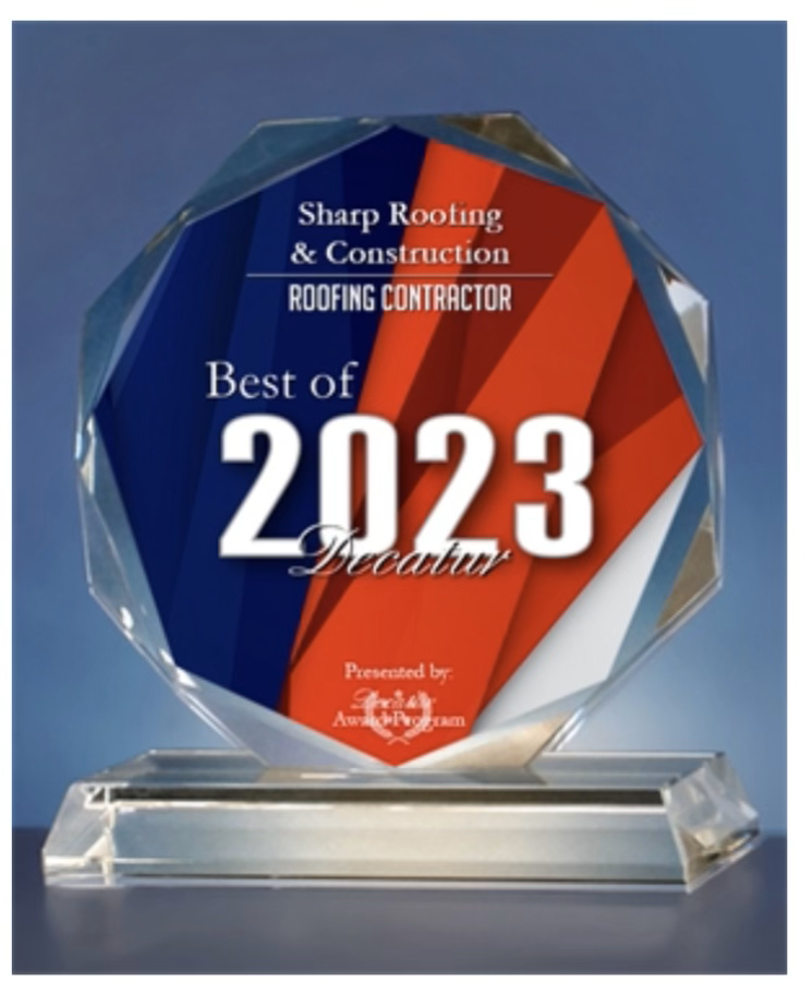 A plaque that says best of 2023 on it