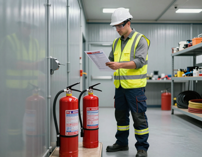 Instalación y mantenimiento de extintores